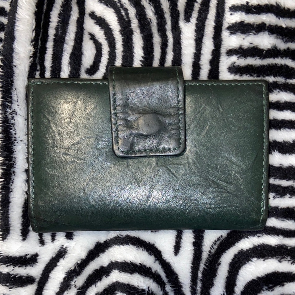 Dark Green Genuine Leather Wallet